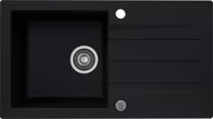Zlewozmywaki - Zlew KERNAU KGS A 50 1B1D Deep Black - miniaturka - grafika 1