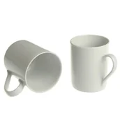 Prace ręczne dla dzieci - Biały Kubek Do Malowania Farbami Pisakami Ceramiczny Dla Dzieci Diy - miniaturka - grafika 1