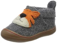 Kapcie damskie - Pololo Woll Primero Tiger niskie kapcie dziecięce, uniseks, szary - Grau Grau 832-22 EU - miniaturka - grafika 1