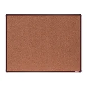 Tablice i flipcharty - boardOK Tablica korkowa boardOK, 120x90 cm, brązowa aluminiowa rama VOK120090-3500 - miniaturka - grafika 1
