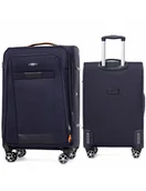 Walizki - Duża walizka podróżna S-030 XXL GRANATOWY - miniaturka - grafika 1