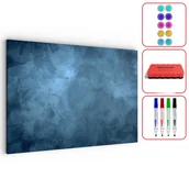 Tablice i flipcharty - Tablica na magnesy METALboards, pochmurne niebo 90x60 cm + zestaw akcesoriów - miniaturka - grafika 1