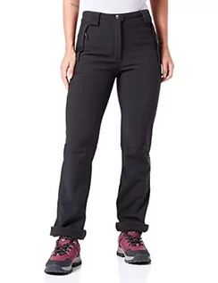 Spodnie damskie - CMP Spodnie damskie typu softshell czarny czarny (czarny) D52 3A00486N - grafika 1
