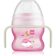 Kubki dla dzieci - MAM Starter Cup Night kubek treningowy z uchwytami Tiger 150 ml - miniaturka - grafika 1