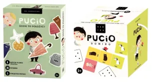 Nasza Księgarnia Pakiet: Pucio. Gdzie to położyć? + Pucio. Domino - Gry planszowe - miniaturka - grafika 1