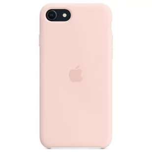 Apple Apple iPhone SE Silicone Case chalk pink MN6G3ZM/A - Etui i futerały do telefonów - miniaturka - grafika 1