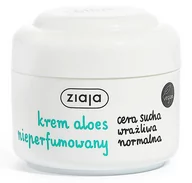 Kremy do twarzy - Ziaja Krem Bio Aloesowy Krem do twarzy nieperfumowany cera normalna i sucha 50ml - miniaturka - grafika 1