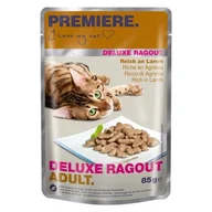 Mokra karma dla kotów - PREMIERE Deluxe Ragout Adult Bogata w Jagnięcinę 44x85 g - miniaturka - grafika 1