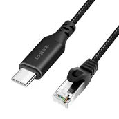 Kable USB - LogiLink USB 3.2 typ C - RJ45 2.0m - miniaturka - grafika 1