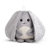 Szumiące zabawki - Królik Miluś mechanizm szumiący kołysanki muzyka klasyczna Szary - miniaturka - grafika 1