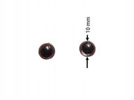 Prace ręczne dla dzieci - Oczka do maskotek 10 mm - brązowe (2 sztuki) - miniaturka - grafika 1