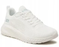 Buty sportowe damskie - Buty damskie Skechers Bobs 117209-OFWT R. 41 - miniaturka - grafika 1