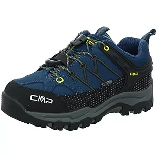 CMP Rigel, męskie wysokie buty turystyczne, Niebieski żółty tusz, 29 EU - Buty dla chłopców - miniaturka - grafika 1
