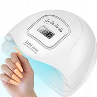 Lampy UV do paznokci - LAMPA DO PAZNOKCI UV LED DO HYBRYD ŻELI HYBRYDY SUN X5 MAX LCD - miniaturka - grafika 1