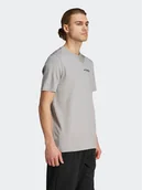 Odzież trekkingowa męska - adidas T-Shirt IL5064 Szary Regular Fit - miniaturka - grafika 1
