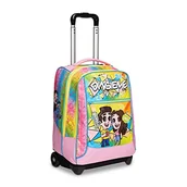 Plecaki - Seven S. P. A. Big Wózek Drazem, Różowy. 2 Możliwe zastosowania: Korzystanie z plecaka i Wózek, Szkoła & Wypoczynek, Różowy, trolley - miniaturka - grafika 1