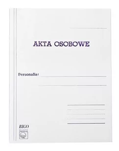 BIGO Teczka tekturowa do akt osobowych harmonijka - Teczki i skoroszyty - miniaturka - grafika 1