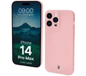 Etui i futerały do telefonów - Bizon Łupka do iPhone 14 Pro Max Różowy - miniaturka - grafika 1
