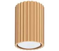 Lampy sufitowe - Sollux SL.1549 - Oświetlenie punktowe KARBON 1xGU10/10W/230V 10 cm złoty - miniaturka - grafika 1