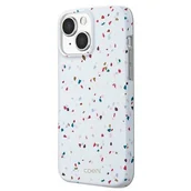 Etui i futerały do telefonów - Uniq etui Coehl Terrazzo iPhone 13 6,1" biały/natural white Uni000536-0 - miniaturka - grafika 1