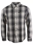 Koszule męskie - Lee Button Down Męska Koszula Materiałowa W Kratę Faded Black L880Zgkd-M - miniaturka - grafika 1