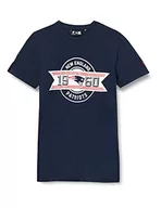 Koszulki męskie - New Era NFL Team Established Tee Neepat koszulka męska z krótkim rękawem niebieski granatowy XS 12590853 - miniaturka - grafika 1