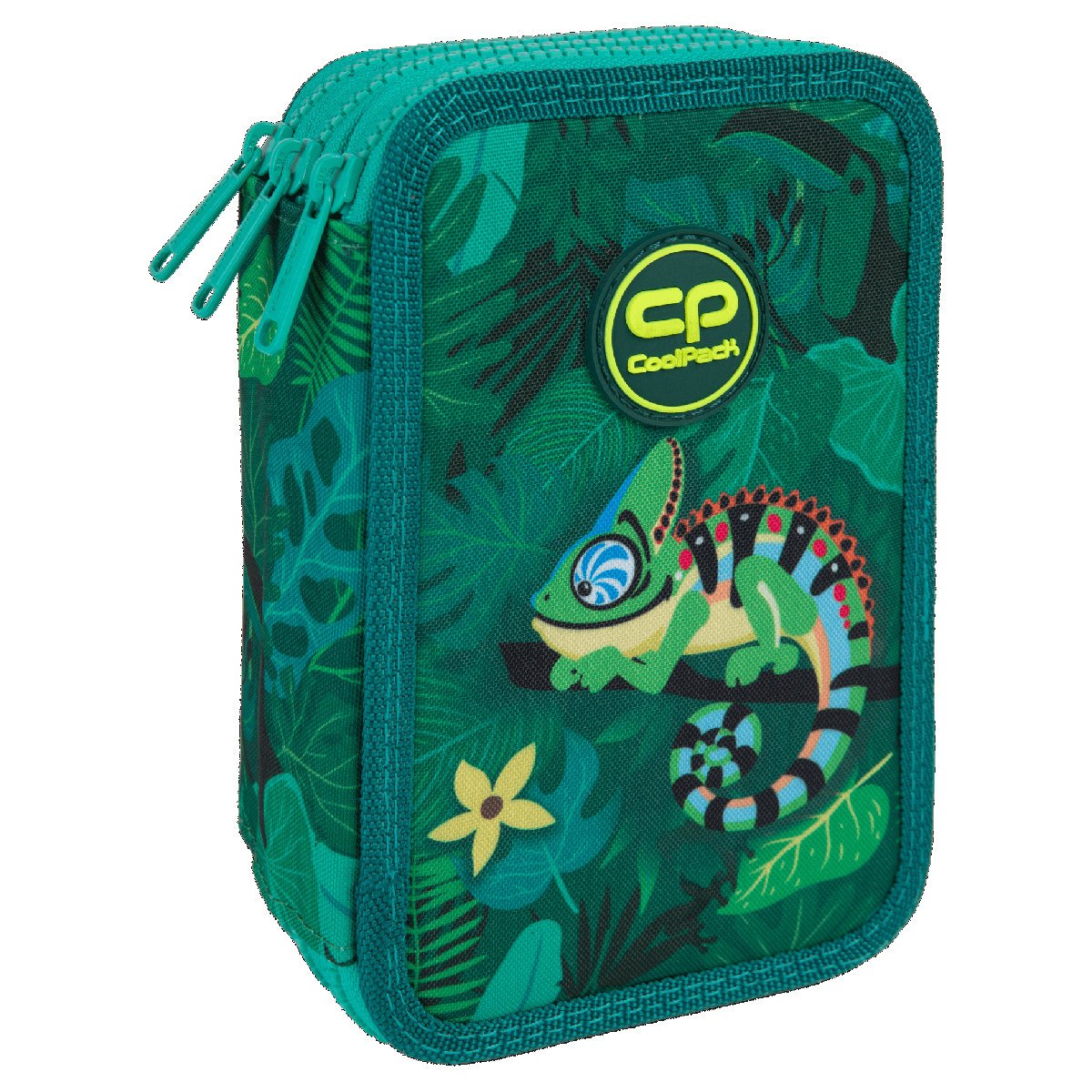 Piórnik potrójny z wyposażeniem Jumper 3 COOLPACK, TROPIC