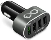 Ładowarki samochodowe - eXc szybka ładowarka samochodowa-4xUSB,6.4A,QC3.0 - miniaturka - grafika 1
