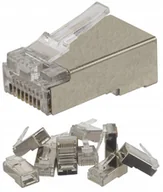Wtyczki i adaptery - Neku Wtyki końcówki RJ45 Ftp 5e drut ekran 10szt - miniaturka - grafika 1