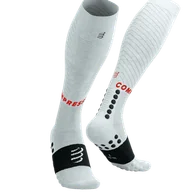 Skarpetki sportowe męskie - COMPRESSPORT Skarpety kompresyjne FULL SOCKS RECOVERY 2.0 white - miniaturka - grafika 1