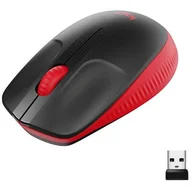 Myszki - Logitech M190 Czarno-Czerwony - miniaturka - grafika 1
