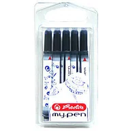 Naboje i atramenty - HERLITZ NABOJE DO PIÓRA MY PEN 5 SZT DŁUGIE - miniaturka - grafika 1