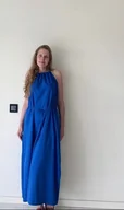 Sukienki - SUKIENKA DAMSKA MAXI PLUS SIZE PREMIUM OKAZJA - miniaturka - grafika 1