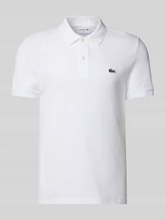 Koszulka polo o kroju slim fit z czystej bawełny - Koszulki męskie - miniaturka - grafika 1