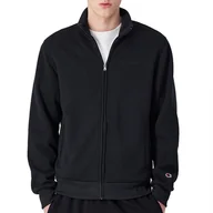 Bluzy męskie - Bluza Champion Tonal C Logo Full Zip Knitted 220284-KK001 - czarna - miniaturka - grafika 1