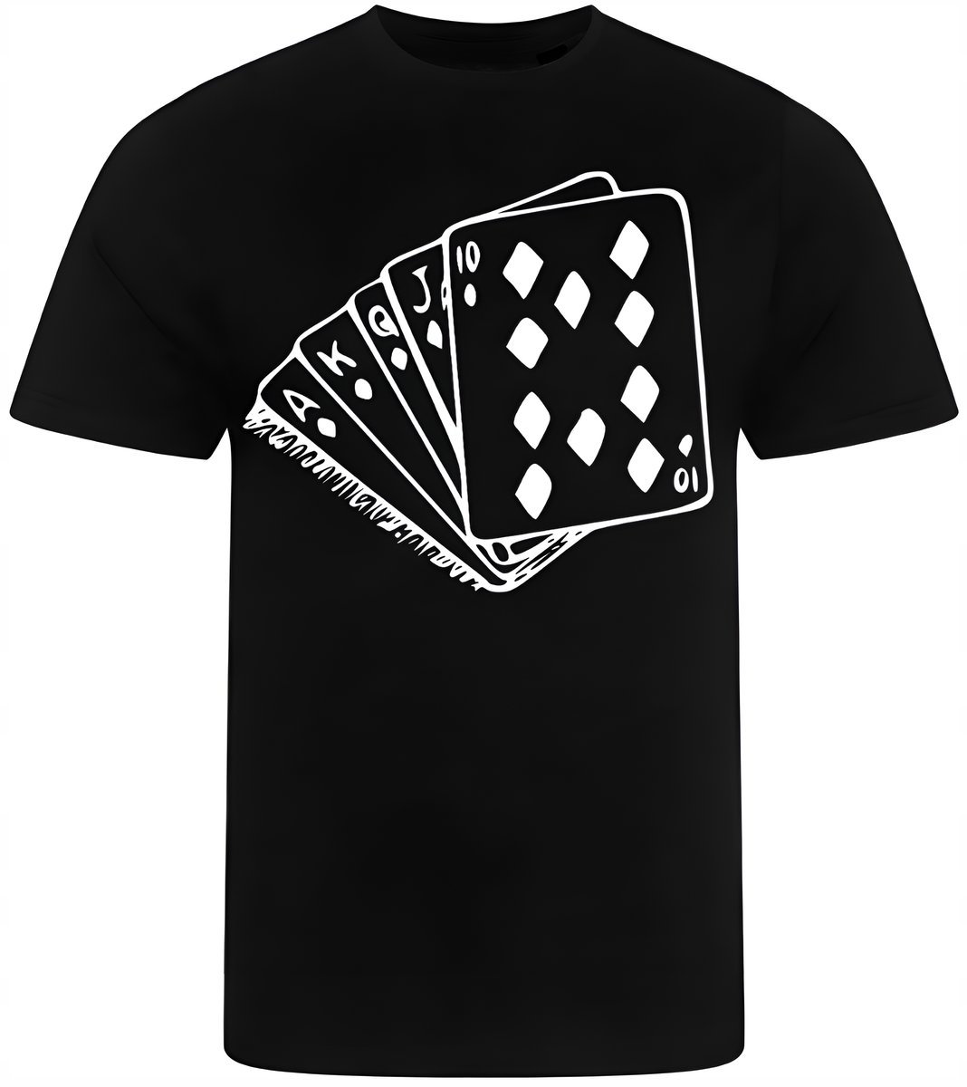 KOSZULKA MĘSKA NADRUK DLA POKERZYSTY POKER KARTY PREZENT PREMIUM S