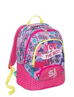 Plecaki - Seven SJ GANG Plecak, Różowo-Niebieski, 28 L, Szkoła Podstawowa i Gimnazjum - miniaturka - grafika 1