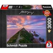 Puzzle - Schmidt Spiele Nugget Point Lighthouse, The Catlins, South Island - New Zealand - Puzzle Mark Gray 3000 części - miniaturka - grafika 1