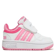 Buty dla dziewczynek - Sneakersy adidas Hoops 3.0 Cf I IG3719 Biały - miniaturka - grafika 1