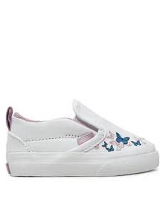 Vans Tenisówki Slip-On VN000D0SAHP1 Biały - Buty dla dziewczynek - miniaturka - grafika 1