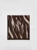 Czapki damskie - Reserved - Wzorzysty szal - ciemnobrązowy - miniaturka - grafika 1