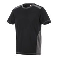 Odzież robocza - T-SHIRT ENGELBERT STRAUSS E.S.ACTIVE; CZARNY-ANTRACYT - miniaturka - grafika 1