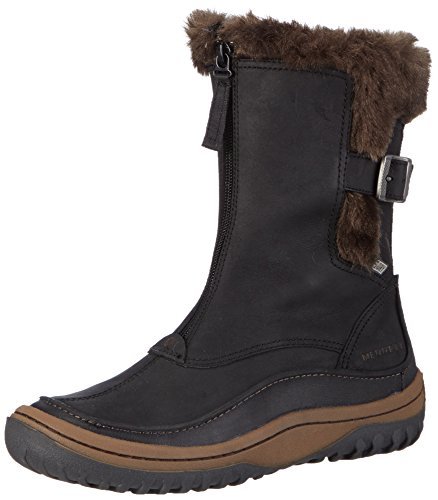 Merrell DECORA MOTIF WTPF damskie buty zimowe z ciepłą wyściółką, czarny - czarny Black - 37 eu