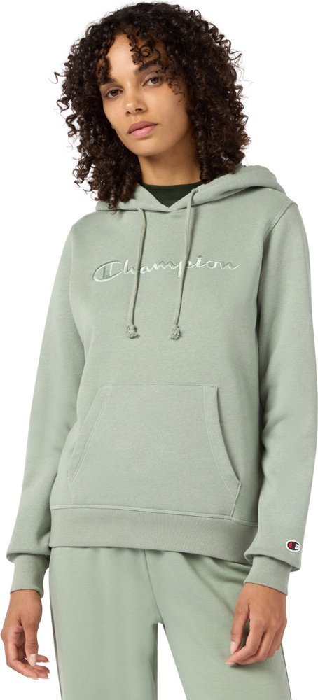 Champion Bluza damska Champion Hooded Sweatshirt zielona 118379 GS148 M