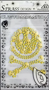 Naprasowanka mała ćwiekowa Piracki Uśmiech - Pasmanteria - miniaturka - grafika 1