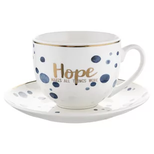 Filiżanka ze spodkiem Florina Mare Hope 240 ml - Filiżanki - miniaturka - grafika 1