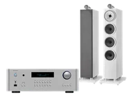 Zestawy stereo - Rotel RA-1592 MkII (srebrny) + 702 S3 (biały) - miniaturka - grafika 1