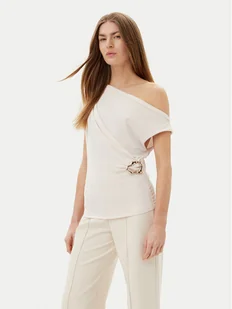 Rinascimento Bluzka CFC0123483003 Beżowy Regular Fit - Bluzki damskie - miniaturka - grafika 1