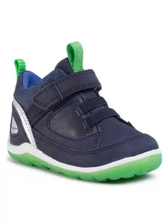 Buty dla dziewczynek - Ecco Sneakersy Biom Mini Shoe 75392150769 Granatowy - grafika 1