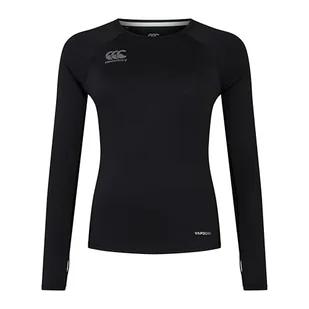 Canterbury Damska koszulka z długim rękawem Superlight, czarny/szary brąz 18 - Koszulki i topy damskie - miniaturka - grafika 1